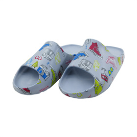 EVA custom print female slides women comfortable foam slippers women sandals home non slip bathing slide